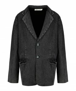 CHARLIE JOE Blazer Nolan Denim Noir Délavé
