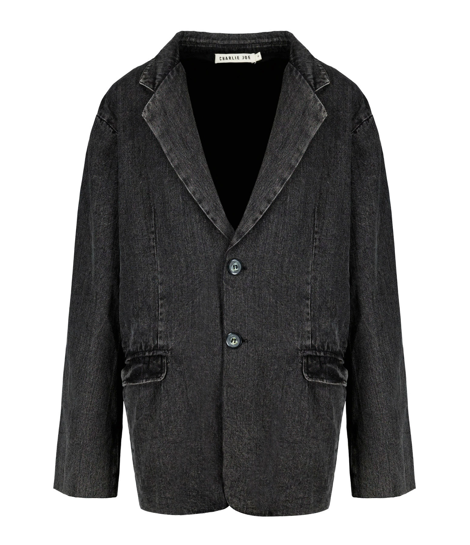 CHARLIE JOE Blazer Nolan Denim Noir Délavé 3 CHARLIE JOE Blazer Nolan Denim Noir Délavé