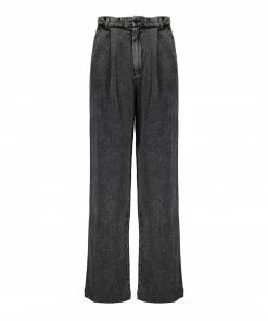 CHARLIE JOE Jean Large Mathias Denim Noir Délavé