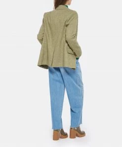 MARGAUX LONNBERG Veste Blazer Duke Laine Vert Tweed -Boutique MAJESTIC FILATURES unnamed file 2698