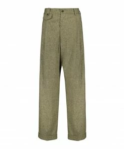 MARGAUX LONNBERG Pantalon Lucky Laine Beige Tweed