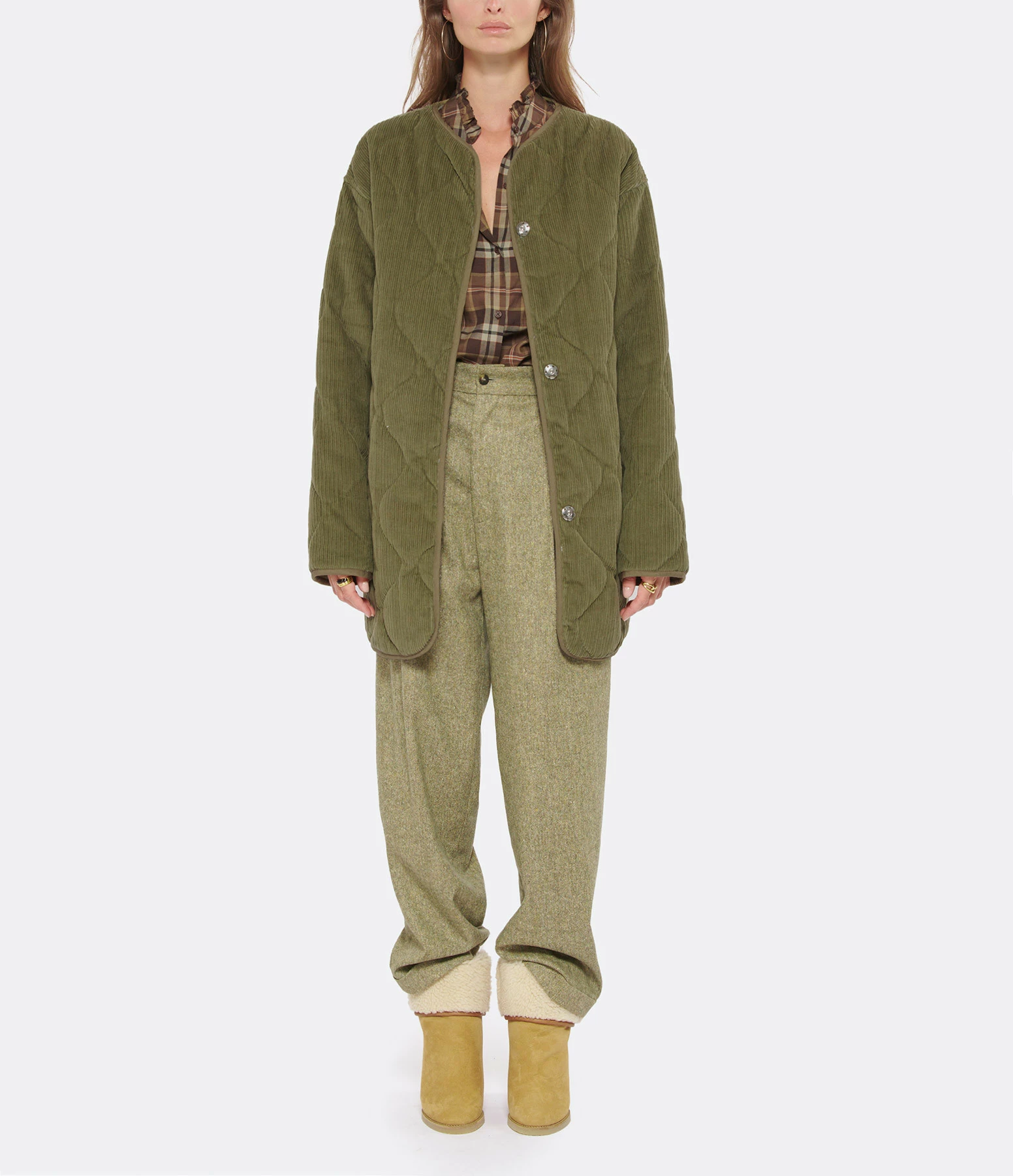 MARGAUX LONNBERG Pantalon Lucky Laine Beige Tweed 8 MARGAUX LONNBERG Pantalon Lucky Laine Beige Tweed – Image 6