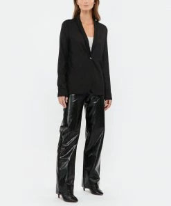 MAJESTIC FILATURES Veste Blazer Métallique Noir -Boutique MAJESTIC FILATURES unnamed file 2720 scaled