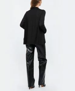 MAJESTIC FILATURES Veste Blazer Métallique Noir -Boutique MAJESTIC FILATURES unnamed file 2721 scaled