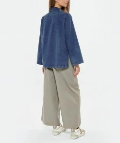 NILI LOTAN Blouse Loose Paulette Coton Indigo -Boutique MAJESTIC FILATURES unnamed file 2755