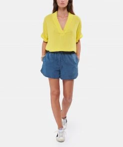 NILI LOTAN Short Tilly Indigo -Boutique MAJESTIC FILATURES unnamed file 2758