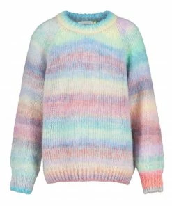 LES TRICOTS DE LÉA Pull Micetta Mohair Alpaga Arc-en-ciel