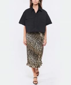 GANNI Jupe Imprimé Léopard -Boutique MAJESTIC FILATURES unnamed file 2784