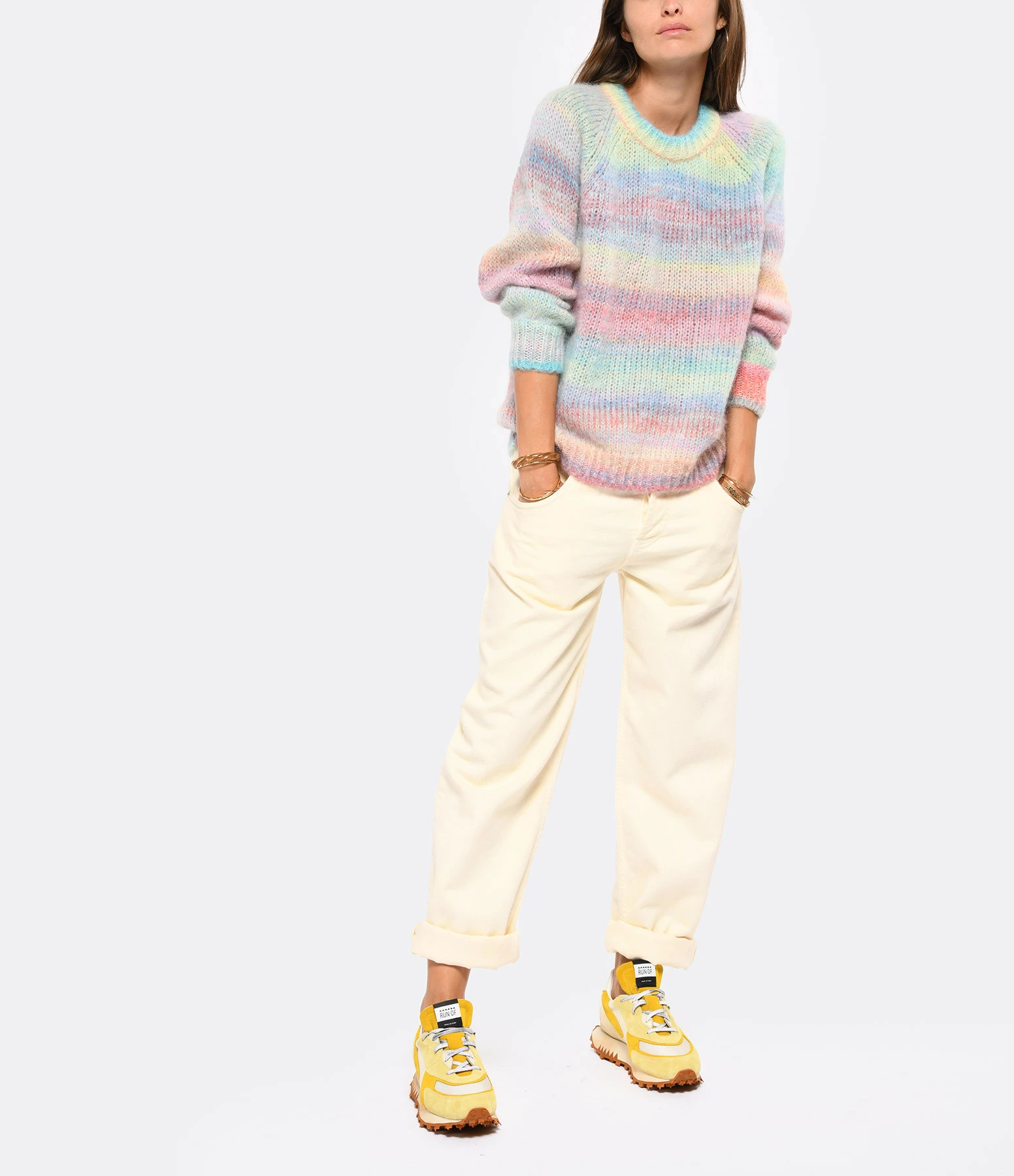 LES TRICOTS DE LÉA Pull Micetta Mohair Alpaga Arc-en-ciel 6 LES TRICOTS DE LÉA Pull Micetta Mohair Alpaga Arc-en-ciel – Image 4