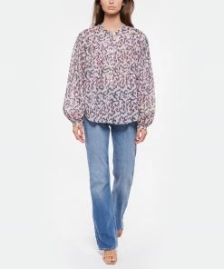 ISABEL MARANT ÉTOILE Blouse Salika Coton Organique Rose -Boutique MAJESTIC FILATURES unnamed file 2790