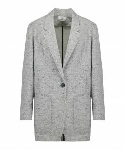 ISABEL MARANT ÉTOILE Veste Blazer Ravena Coton Gris