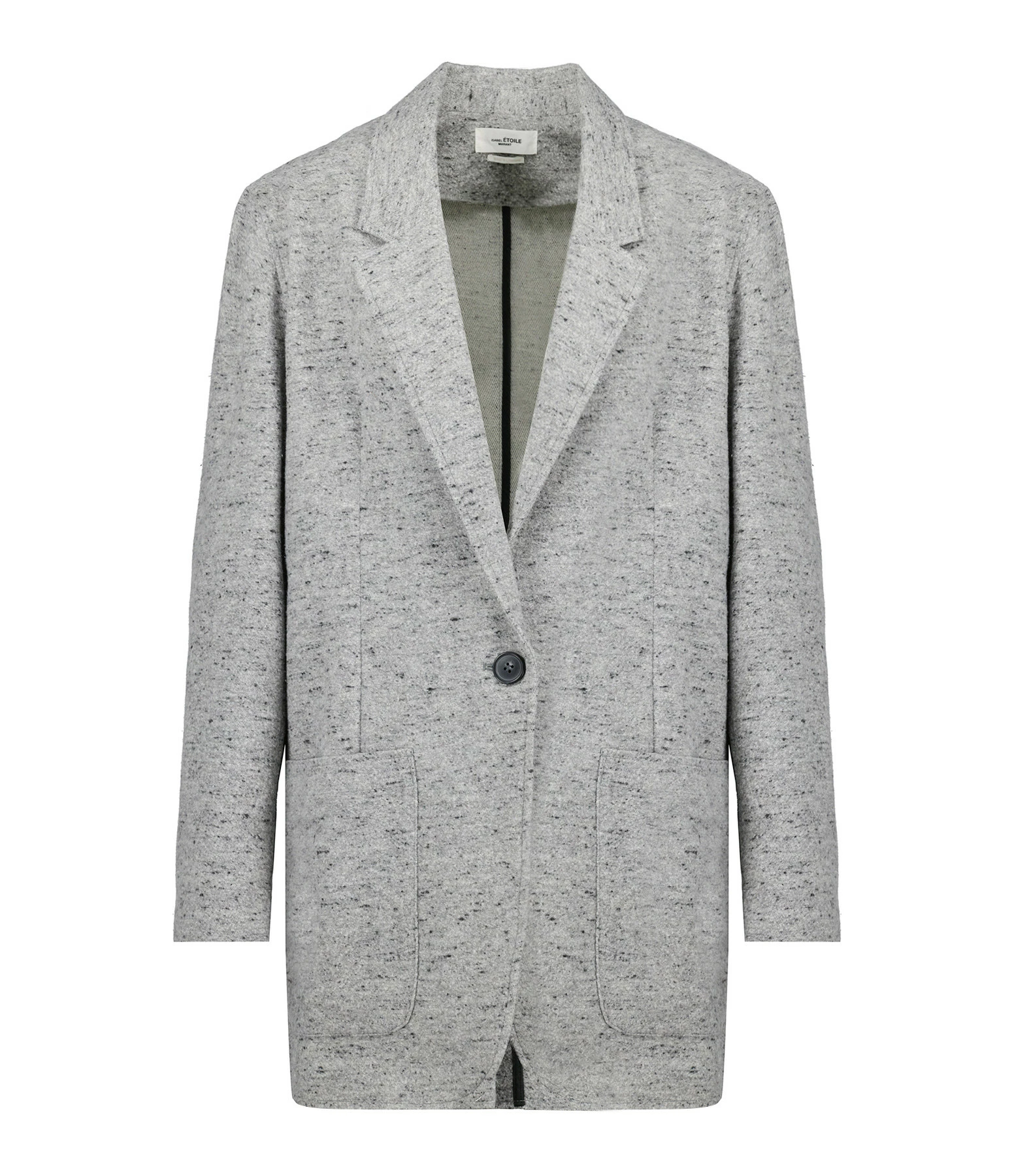 ISABEL MARANT ÉTOILE Veste Blazer Ravena Coton Gris 3 ISABEL MARANT ÉTOILE Veste Blazer Ravena Coton Gris