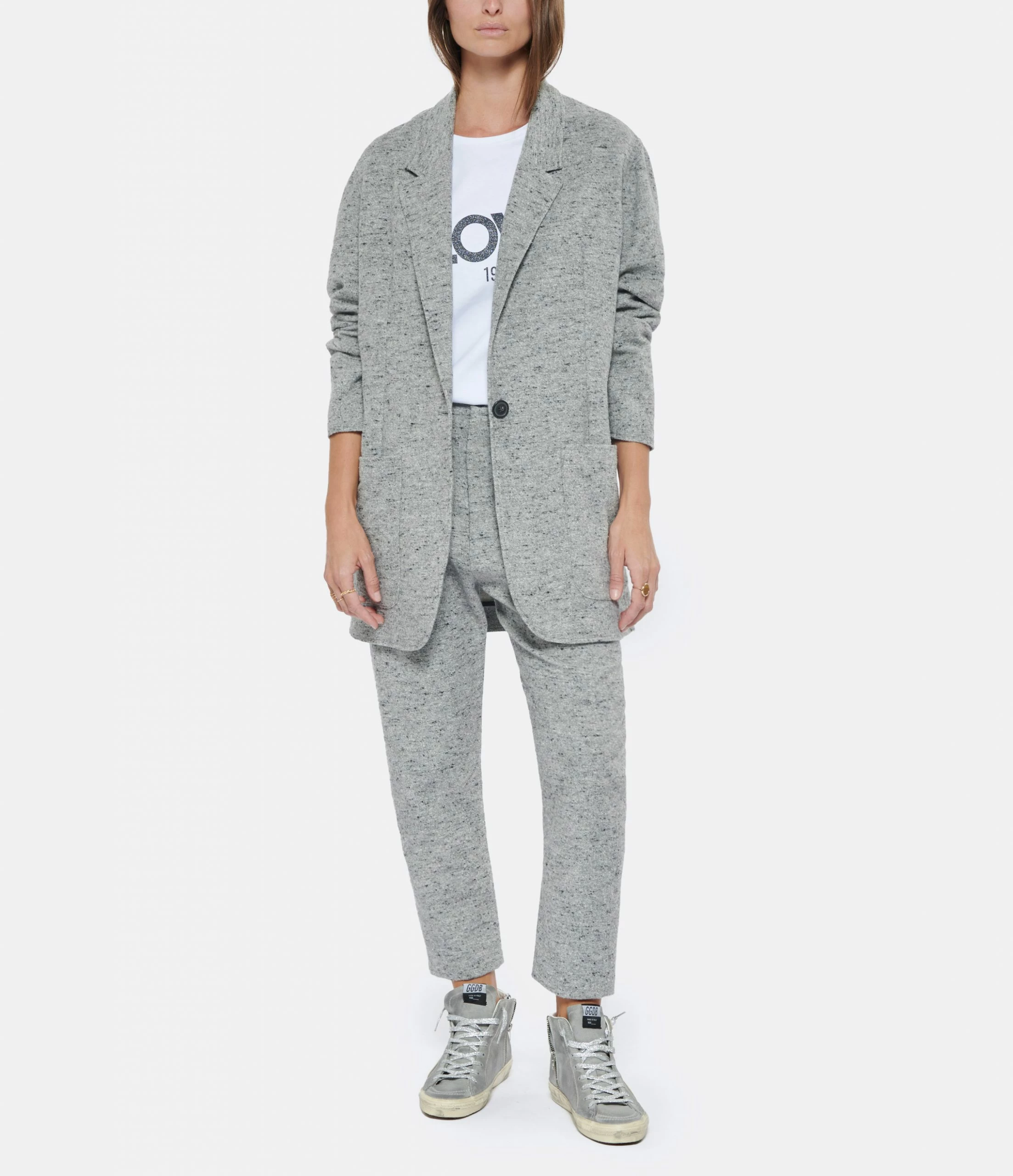 ISABEL MARANT ÉTOILE Veste Blazer Ravena Coton Gris 6 ISABEL MARANT ÉTOILE Veste Blazer Ravena Coton Gris – Image 4