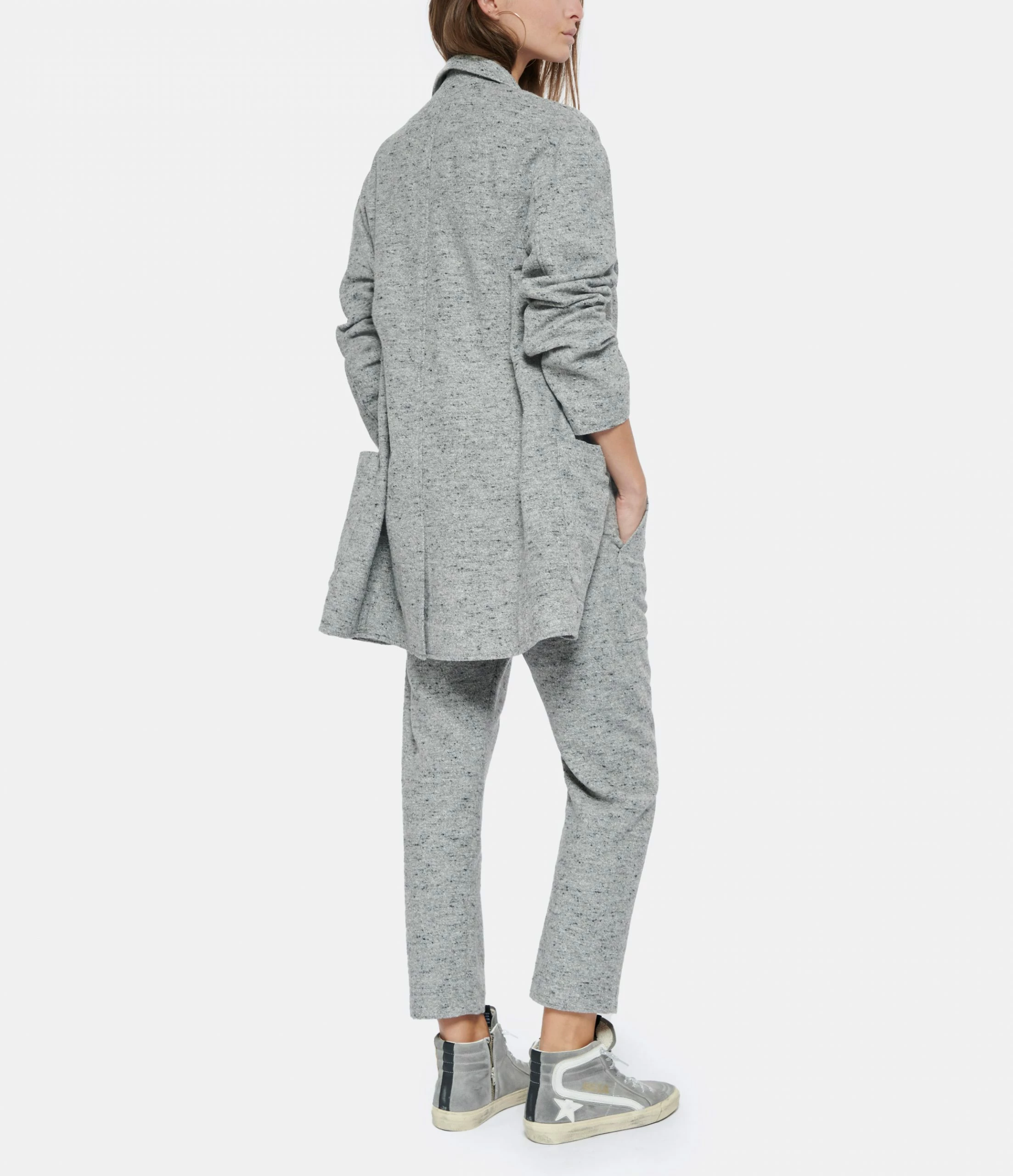 ISABEL MARANT ÉTOILE Veste Blazer Ravena Coton Gris 7 ISABEL MARANT ÉTOILE Veste Blazer Ravena Coton Gris – Image 5