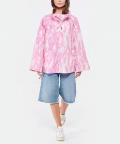 GANNI Blouse Crispy Shell Rose 10 GANNI Blouse Crispy Shell Rose -Boutique MAJESTIC FILATURES unnamed file 2821