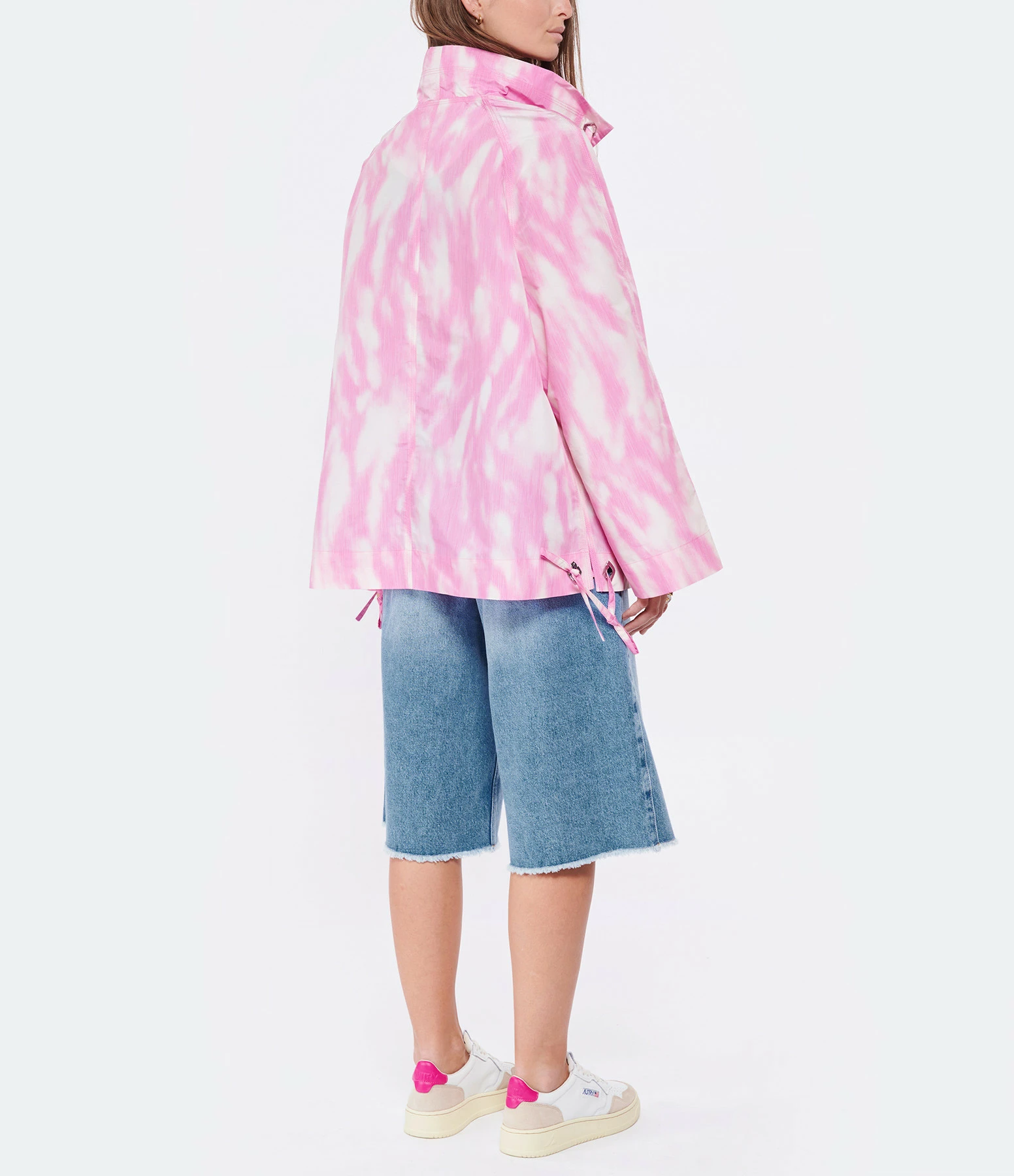 GANNI Blouse Crispy Shell Rose 7 GANNI Blouse Crispy Shell Rose – Image 5