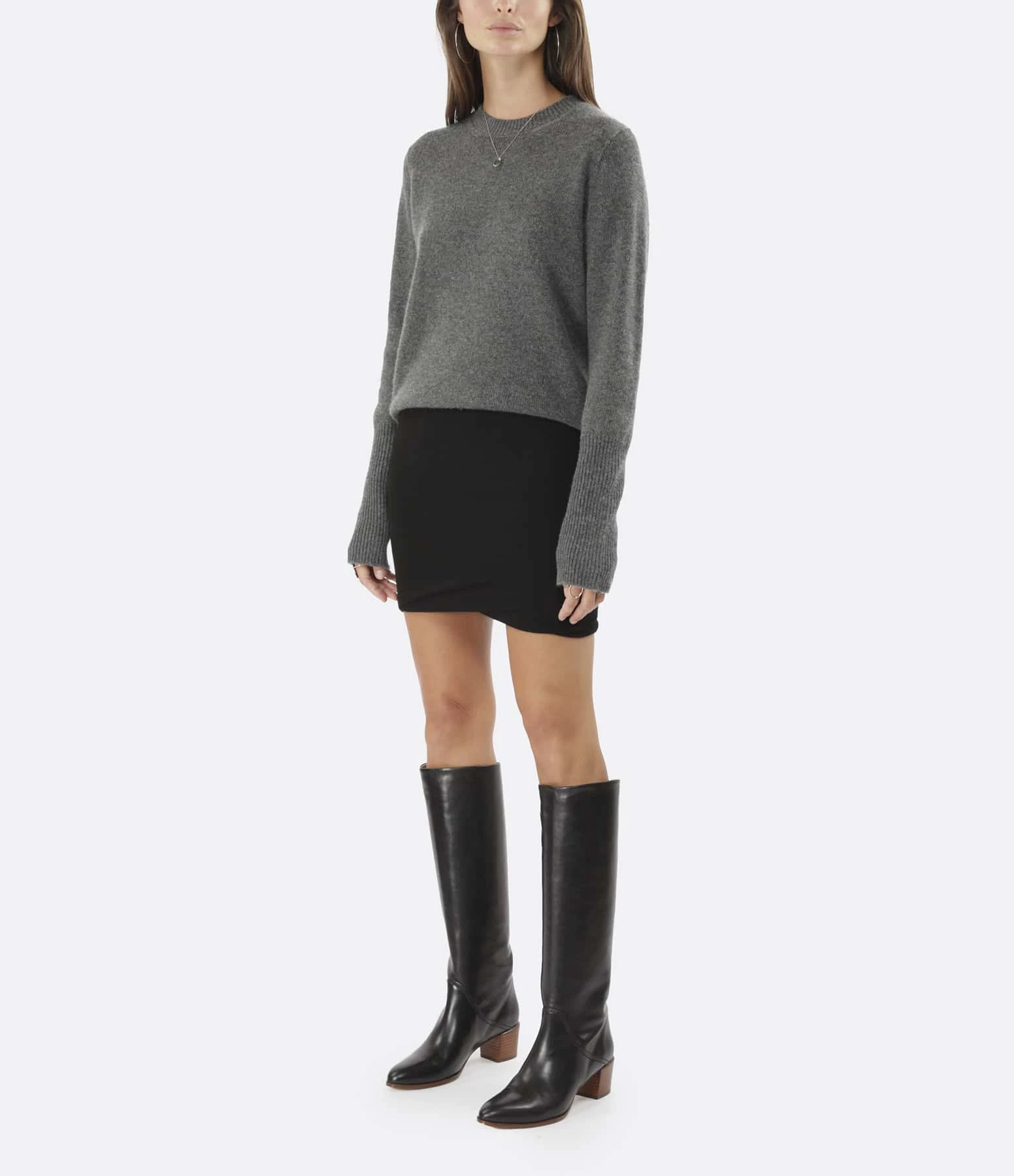 ISABEL MARANT ÉTOILE Jupe Jalna Noir 5 ISABEL MARANT ÉTOILE Jupe Jalna Noir – Image 3