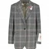 GOLDEN GOOSE Veste Blazer Laine Gris Blanc -Boutique MAJESTIC FILATURES unnamed file 2852