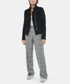 GOLDEN GOOSE Pantalon Golden Laine Carreaux Gris -Boutique MAJESTIC FILATURES unnamed file 2859