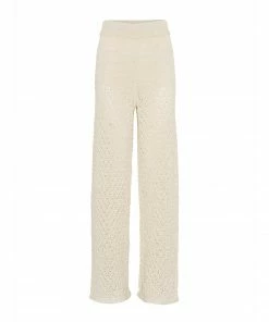 ROTATE Pantalon Calla Coton Beige