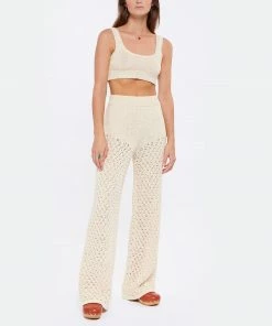 ROTATE Pantalon Calla Coton Beige -Boutique MAJESTIC FILATURES unnamed file 2876