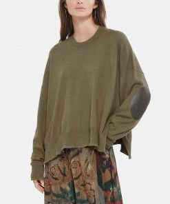 ISABEL MARANT ÉTOILE Pull Kate Coton Kaki -Boutique MAJESTIC FILATURES unnamed file 288