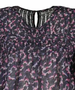 Alternative view of ISABEL MARANT ÉTOILE Top Ilayona Coton Organique Noir Délavé