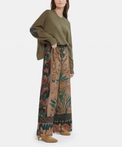 ISABEL MARANT ÉTOILE Pull Kate Coton Kaki -Boutique MAJESTIC FILATURES unnamed file 289