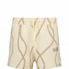 GANNI Short Software Isoli Imprimé Beige -Boutique MAJESTIC FILATURES unnamed file 2897