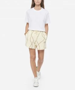 GANNI Short Software Isoli Imprimé Beige -Boutique MAJESTIC FILATURES unnamed file 2899 scaled