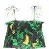 GANNI Top Coton Imprimé Vert 2 GANNI Top Coton Imprimé Vert -Boutique MAJESTIC FILATURES unnamed file 2919