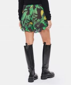 GANNI Short Coton Imprimé Vert -Boutique MAJESTIC FILATURES unnamed file 2927