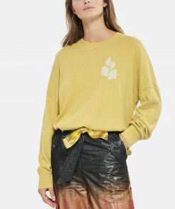 ISABEL MARANT ÉTOILE Pull Marisans Coton Jaune Clair 9 ISABEL MARANT ÉTOILE Pull Marisans Coton Jaune Clair -Boutique MAJESTIC FILATURES unnamed file 293