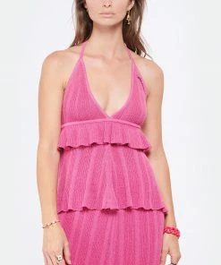 GANNI Top Boucle Rose 9 GANNI Top Boucle Rose -Boutique MAJESTIC FILATURES unnamed file 2931