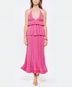 GANNI Jupe Boucle Rose -Boutique MAJESTIC FILATURES unnamed file 2936