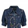 GANNI Veste Denim Imprimé Bleu -Boutique MAJESTIC FILATURES unnamed file 2940