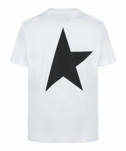 Alternative view of GOLDEN GOOSE Tee-shirt Big Star Homme Coton Blanc