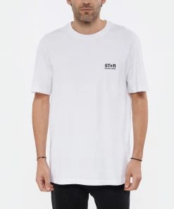 GOLDEN GOOSE Tee-shirt Big Star Homme Coton Blanc 11 GOLDEN GOOSE Tee-shirt Big Star Homme Coton Blanc -Boutique MAJESTIC FILATURES unnamed file 2962