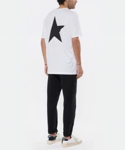 GOLDEN GOOSE Tee-shirt Big Star Homme Coton Blanc 13 GOLDEN GOOSE Tee-shirt Big Star Homme Coton Blanc -Boutique MAJESTIC FILATURES unnamed file 2964