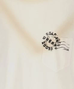 Alternative view of GOLDEN GOOSE Tee-shirt Journey Homme Coton Écru