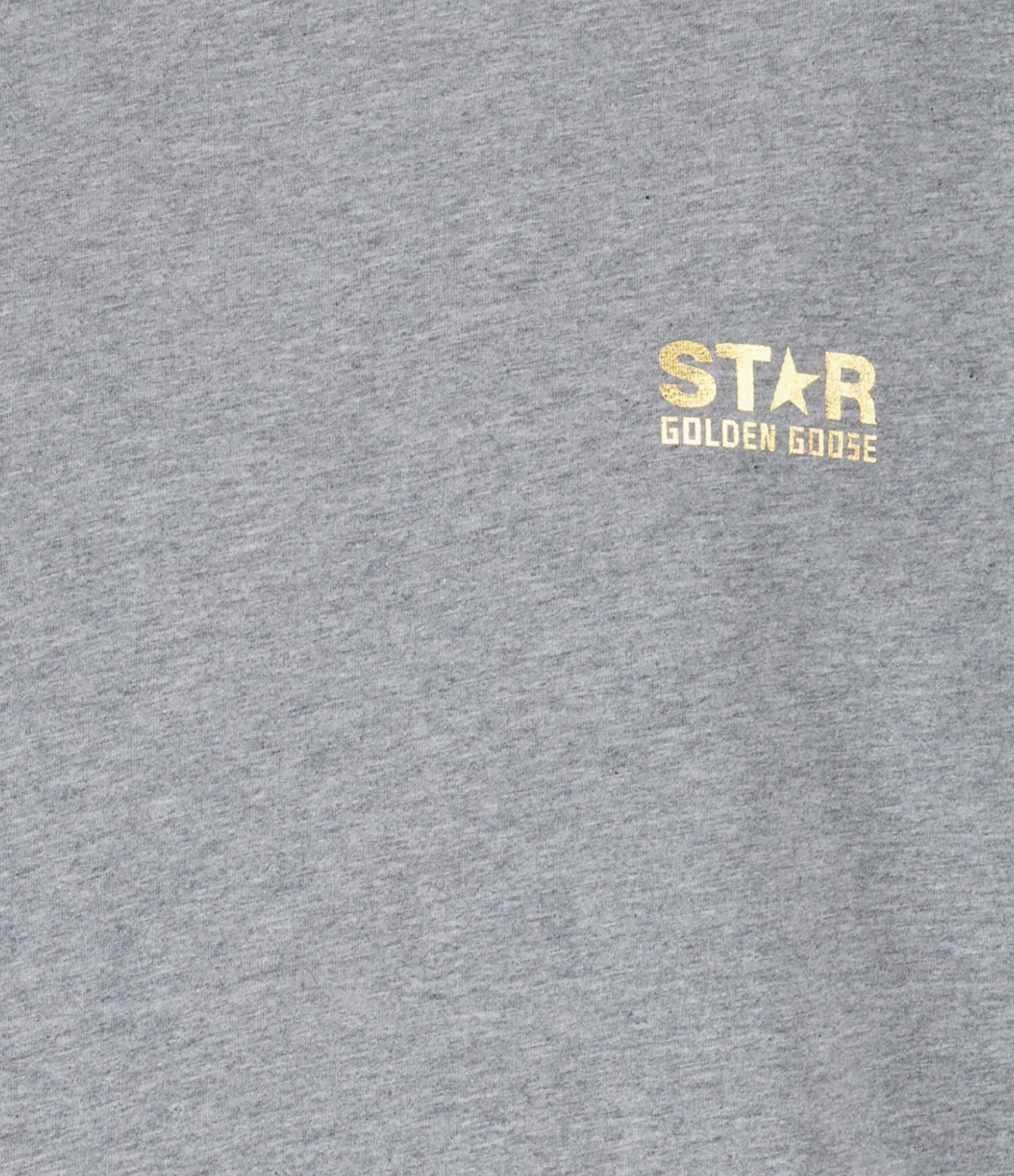GOLDEN GOOSE Tee-shirt Big Star Coton Gris 4 GOLDEN GOOSE Tee-shirt Big Star Coton Gris – Image 2