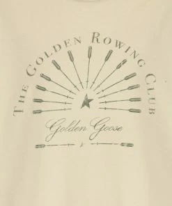 Alternative view of GOLDEN GOOSE Tee-shirt Journey Coton Beige
