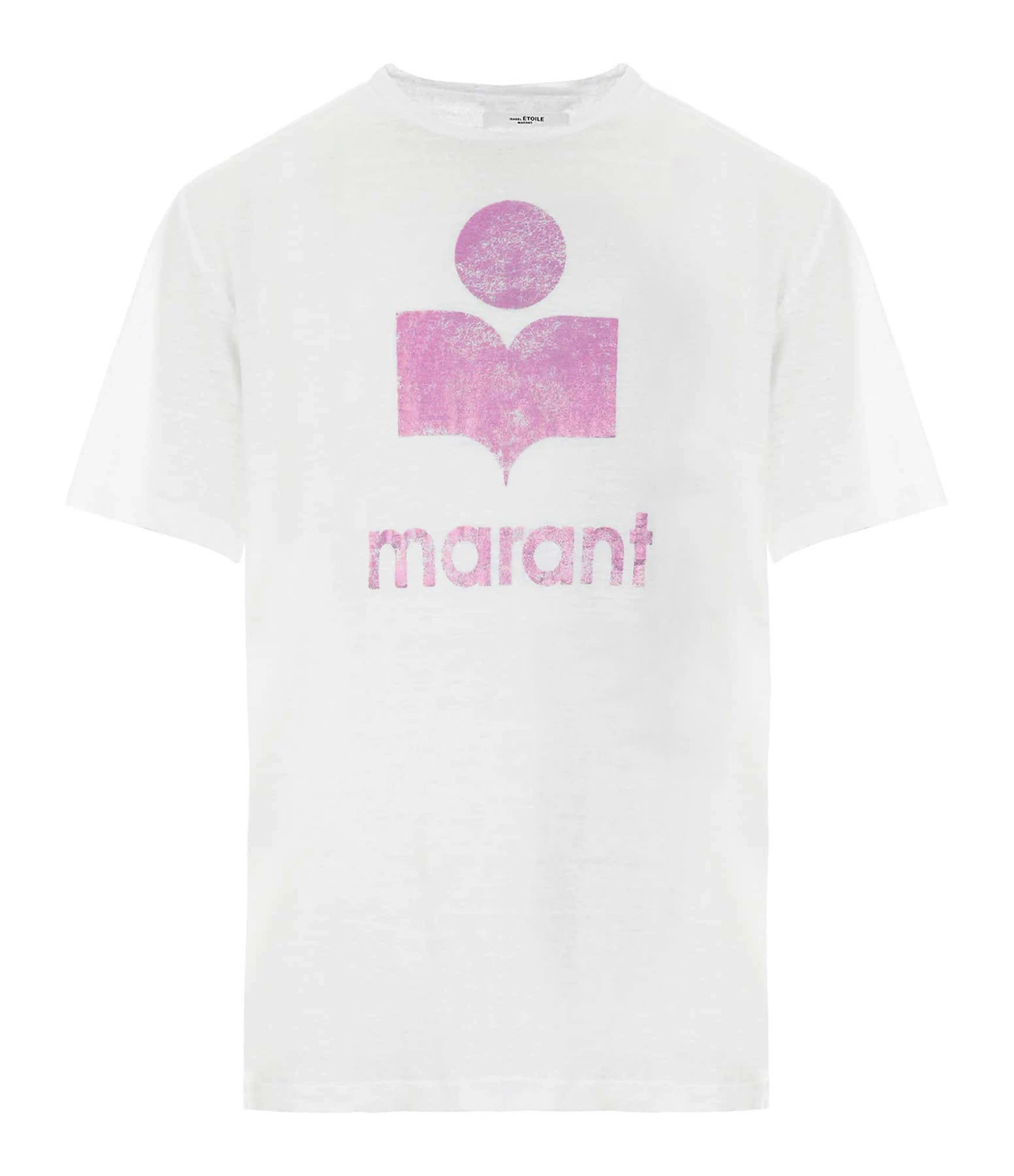 ISABEL MARANT ÉTOILE Tee-shirt Zewel Lin Rose Blanc 3 ISABEL MARANT ÉTOILE Tee-shirt Zewel Lin Rose Blanc