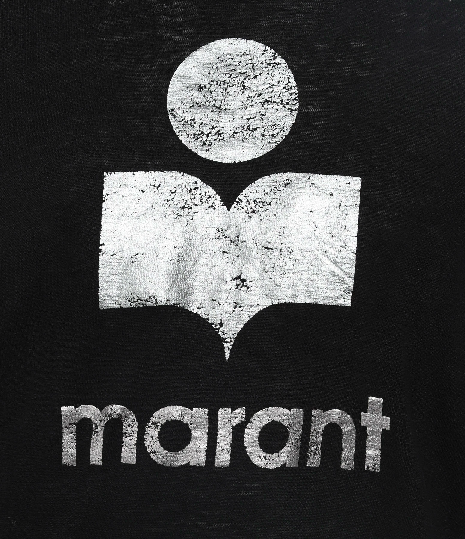 ISABEL MARANT ÉTOILE Tee-shirt Klowia Lin Noir 4 ISABEL MARANT ÉTOILE Tee-shirt Klowia Lin Noir – Image 2
