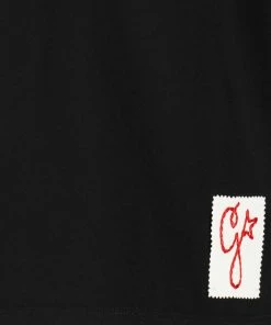 Alternative view of GOLDEN GOOSE Tee-shirt Golden Coton Noir Vintage
