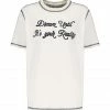 GOLDEN GOOSE Tee-shirt Journey Regular Coton Écru -Boutique MAJESTIC FILATURES unnamed file 2991