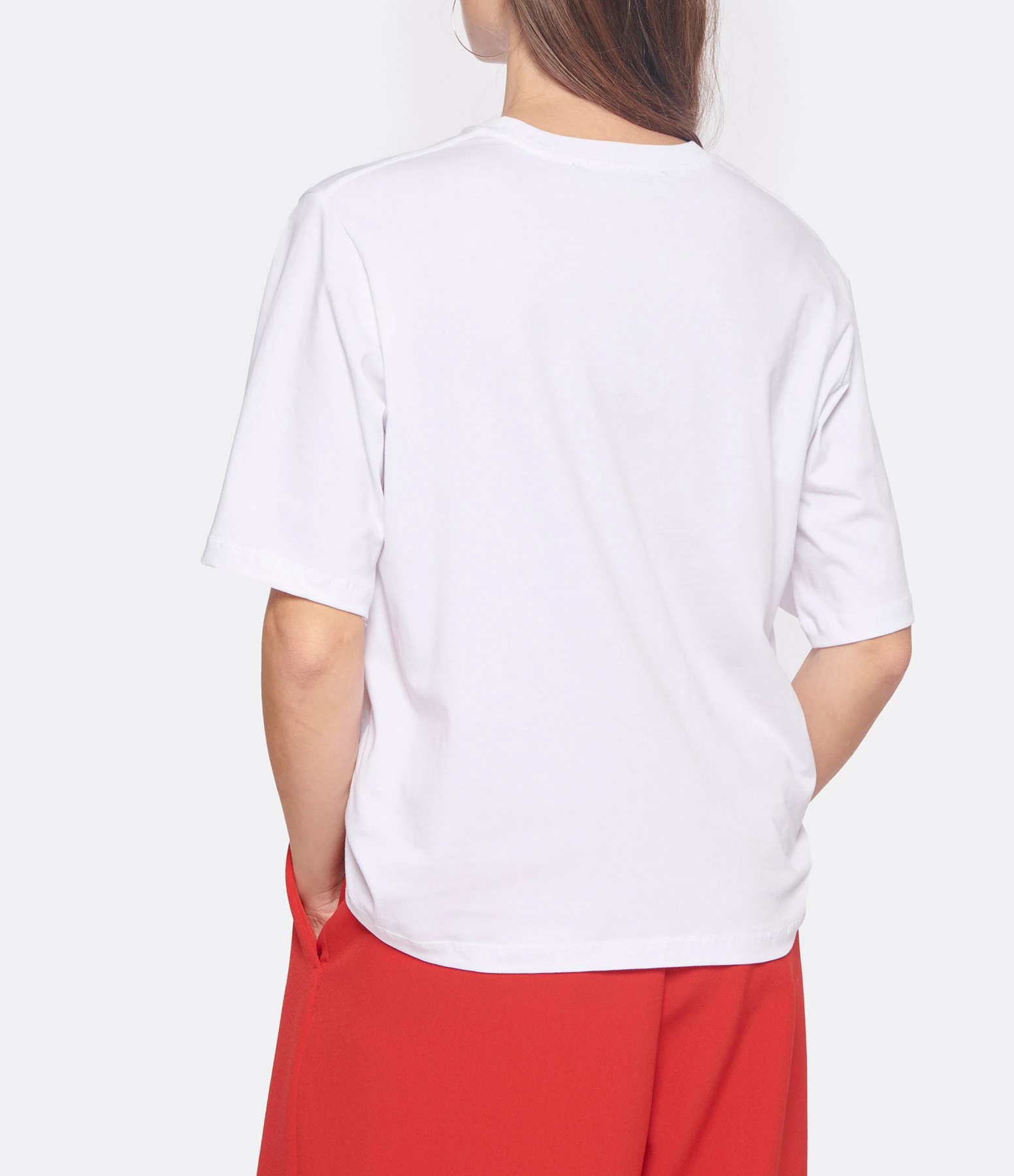 ROTATE Tee-shirt Lips Coton Blanc, Capsule Sunday 6 ROTATE Tee-shirt Lips Coton Blanc, Capsule Sunday – Image 4