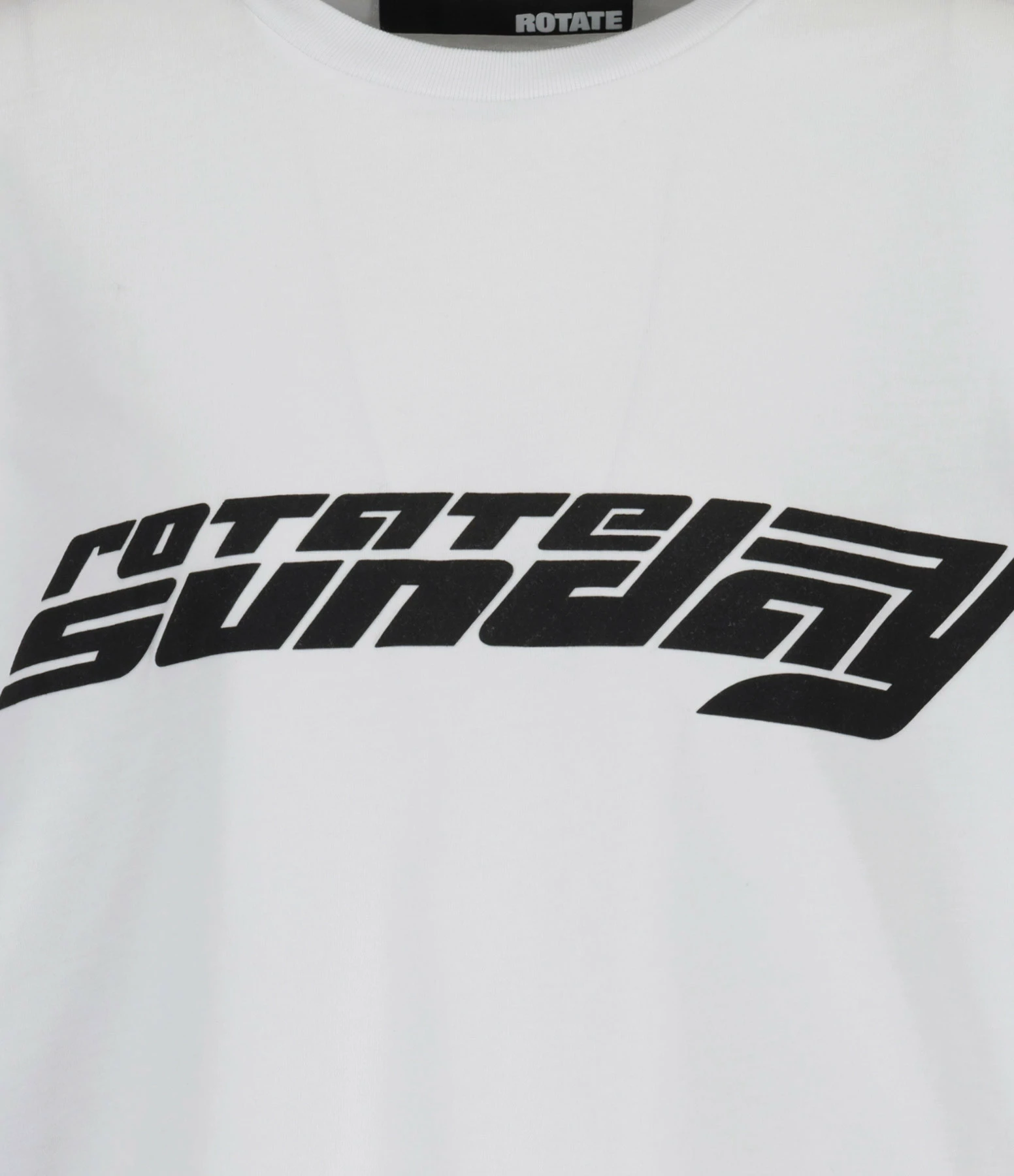 ROTATE Tee-shirt Logo Coton Blanc, Capsule Sunday 4 ROTATE Tee-shirt Logo Coton Blanc, Capsule Sunday – Image 2