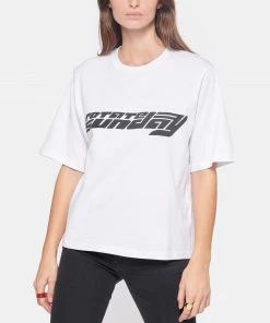 ROTATE Tee-shirt Logo Coton Blanc, Capsule Sunday 9 ROTATE Tee-shirt Logo Coton Blanc, Capsule Sunday -Boutique MAJESTIC FILATURES unnamed file 3014