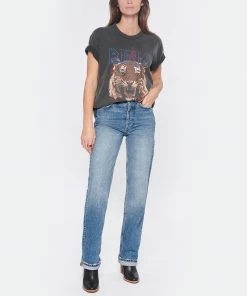 ANINE BING Tee-shirt Tiger Coton Organique Gris Délavé -Boutique MAJESTIC FILATURES unnamed file 3025